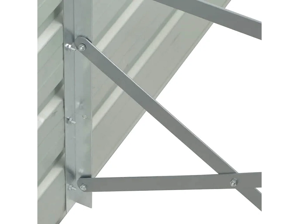 Lit surélevé de jardin Acier galvanisé 480x80x77 cm Anthracite