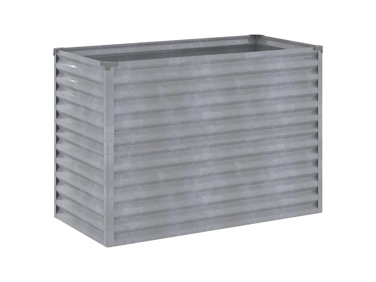 Lit surélevé de jardin 100x50x69 cm acier corten