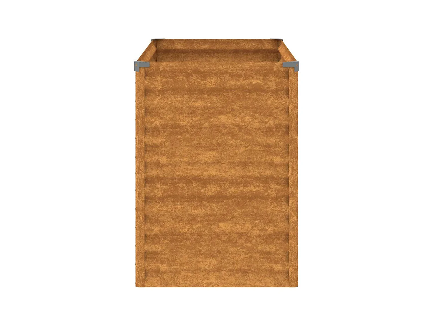 Lit surélevé de jardin 100x50x69 cm acier corten