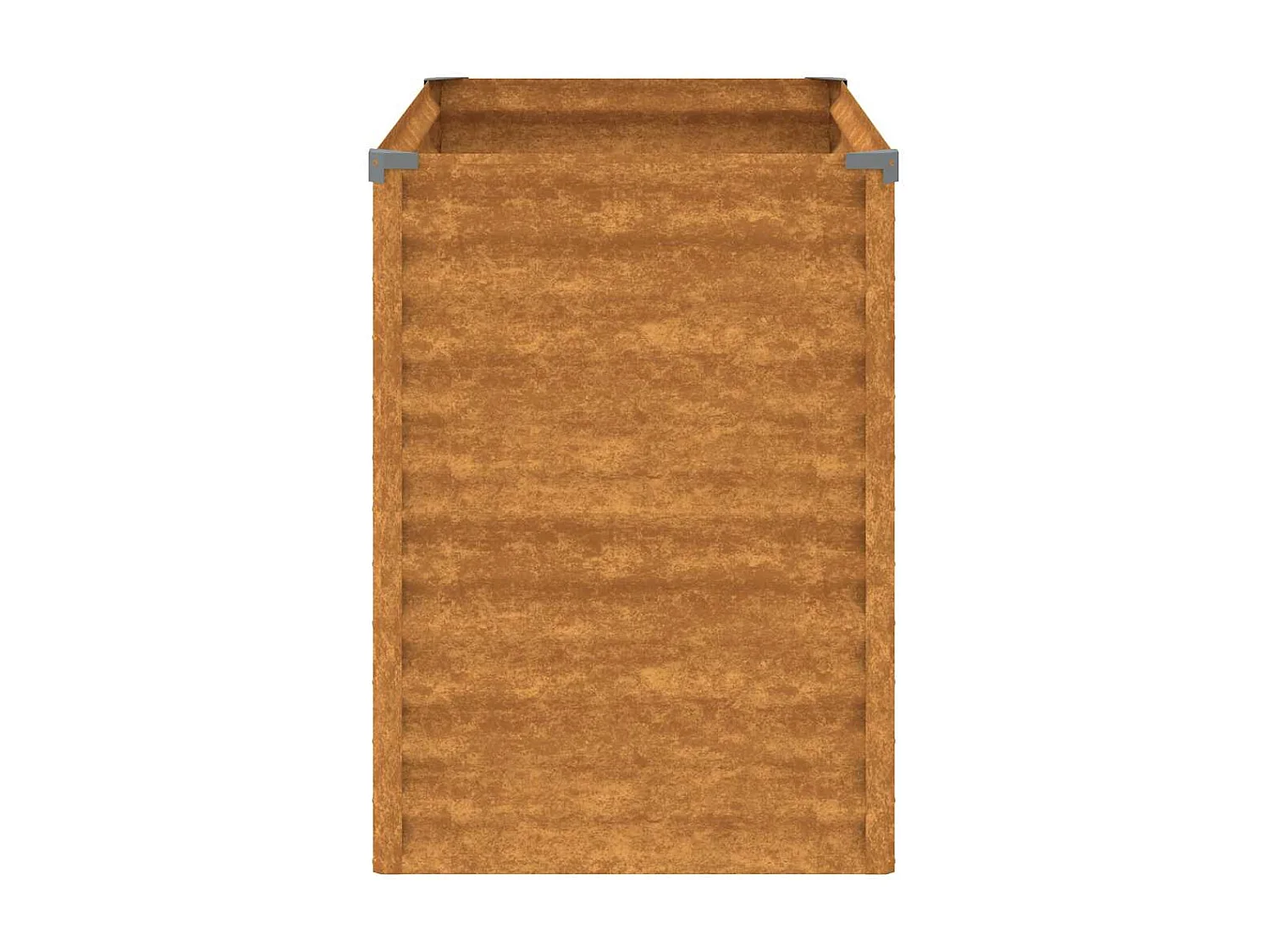 Lit surélevé de jardin 100x50x69 cm acier corten