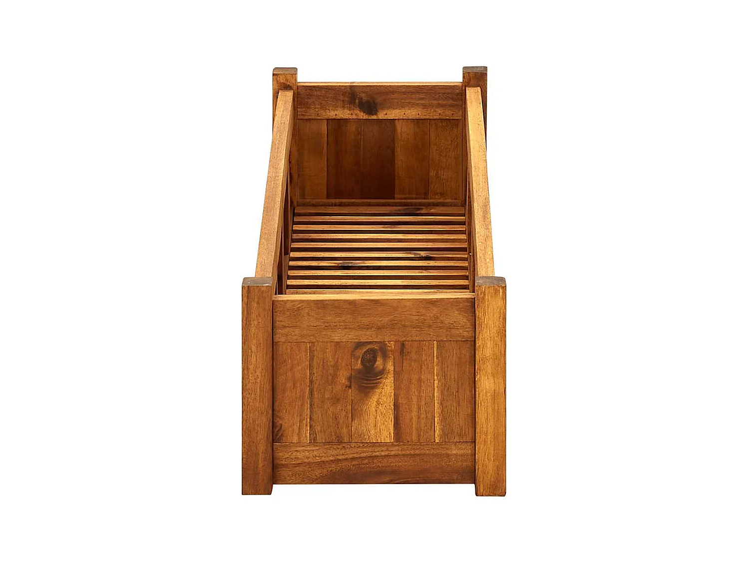 Lit surélevé de jardin Bois d'acacia 100x30x25 cm