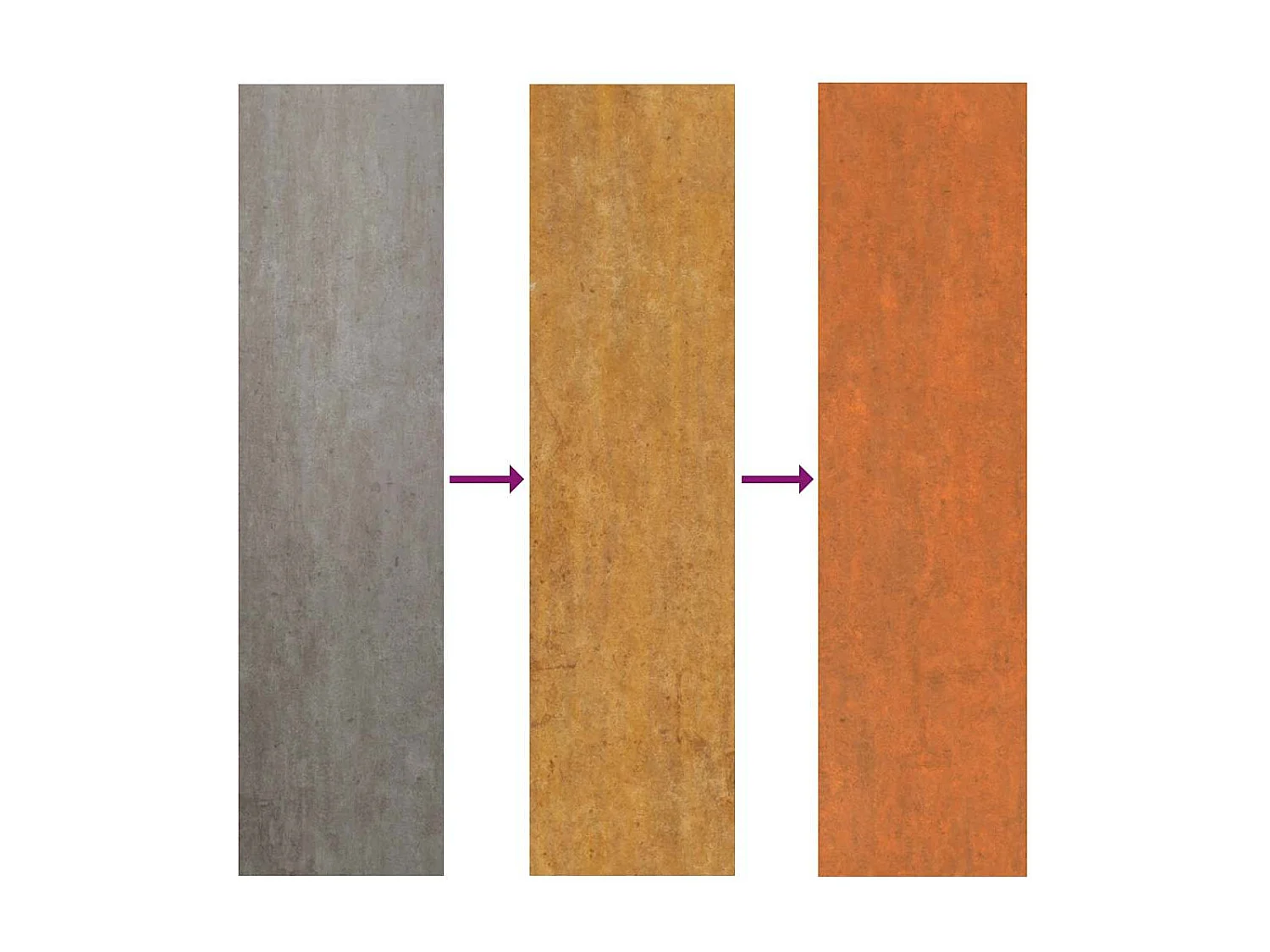 Lit surélevé de jardin rouillé 160x80x77 cm acier corten