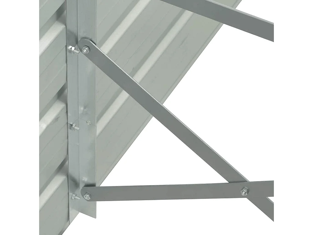 Lit surélevé de jardin Acier galvanisé 600x80x45 cm Anthracite