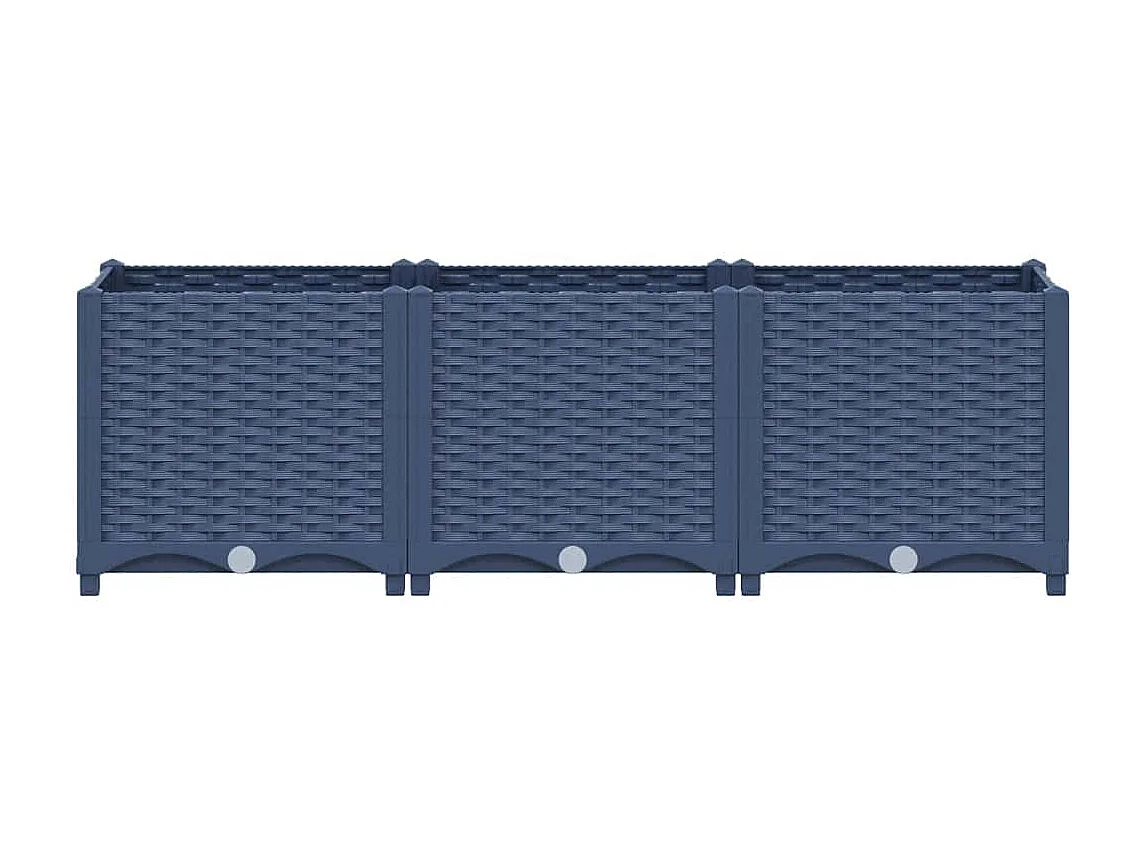 Verhoogd bed 120x40x38 cm Polypropyleen