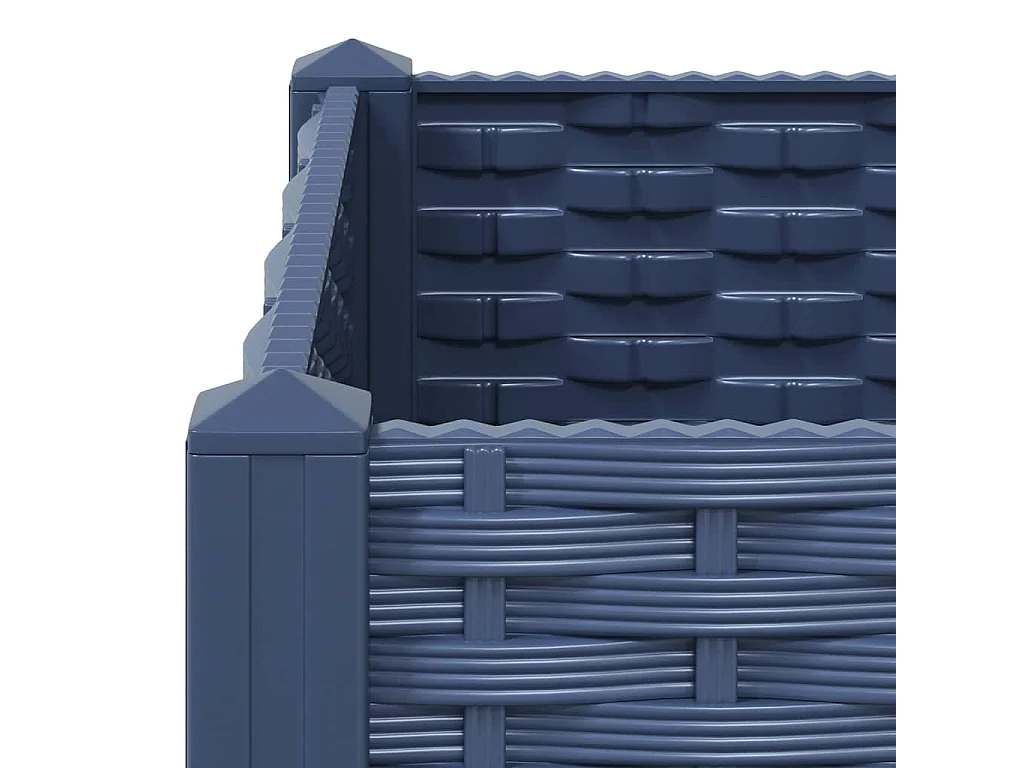 Verhoogd bed 120x40x38 cm Polypropyleen