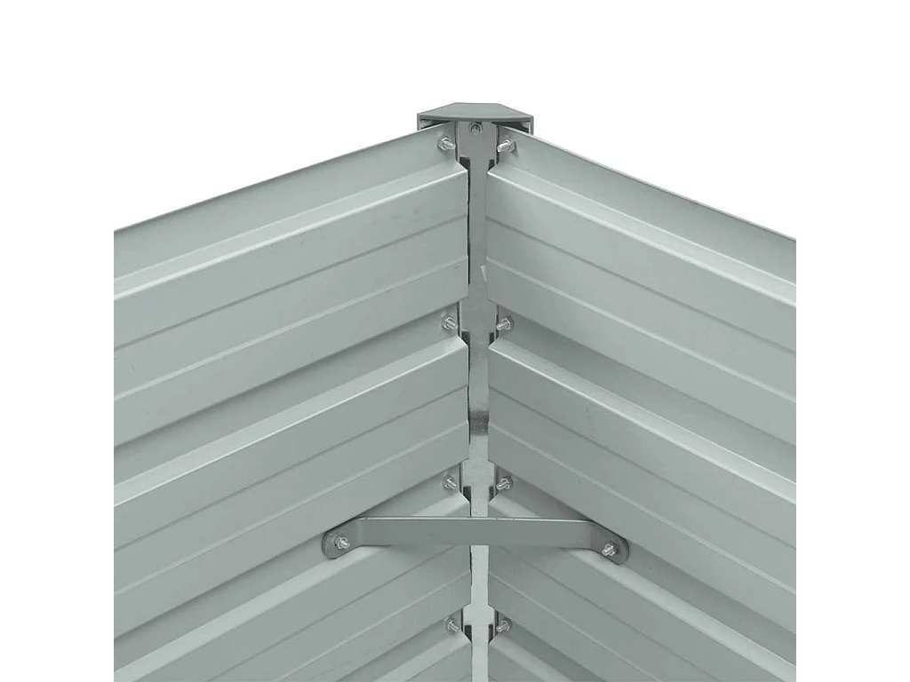 Lit surélevé de jardin Acier galvanisé 100x40x45 cm Vert