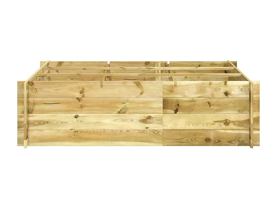 Lit surélevé 150x100x40 cm bois imprégné