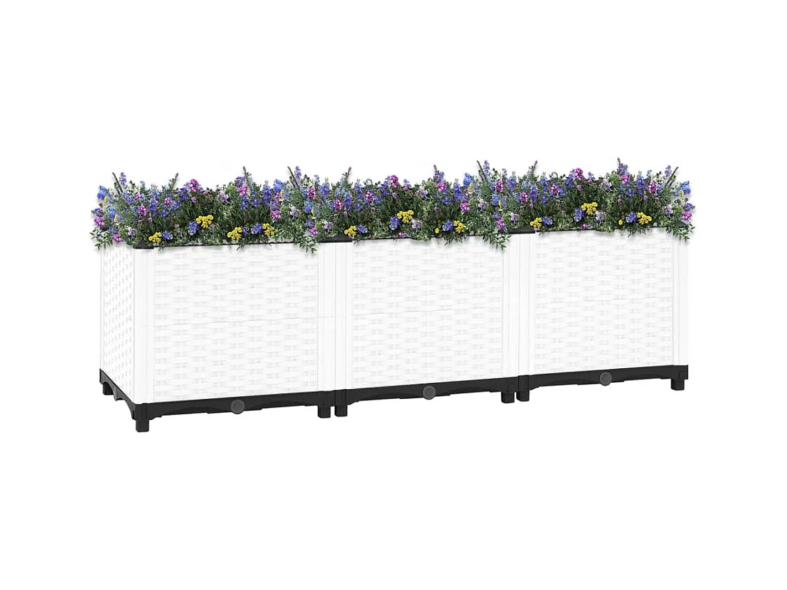 Lit surélevé 120x40x38 cm Polypropylène