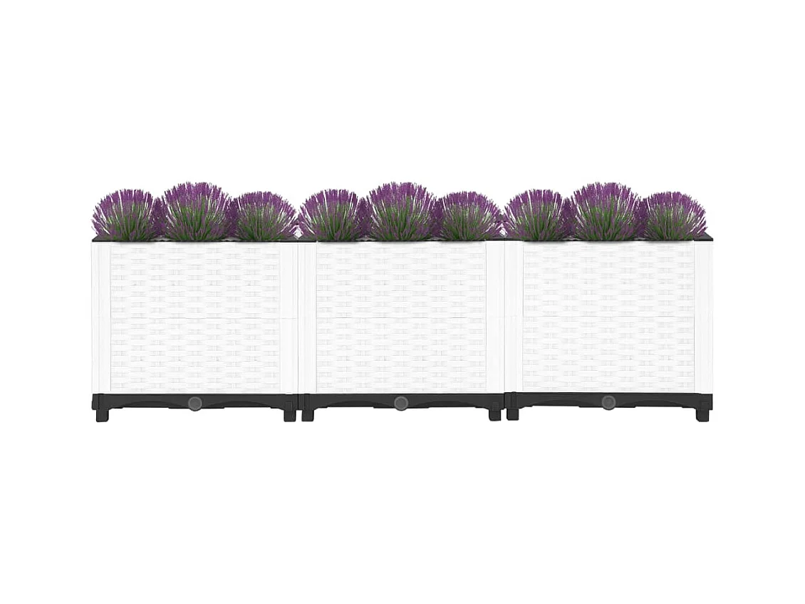 Lit surélevé 120x40x38 cm Polypropylène