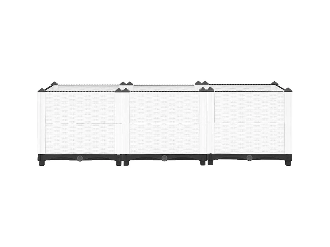 Lit surélevé 120x40x38 cm Polypropylène