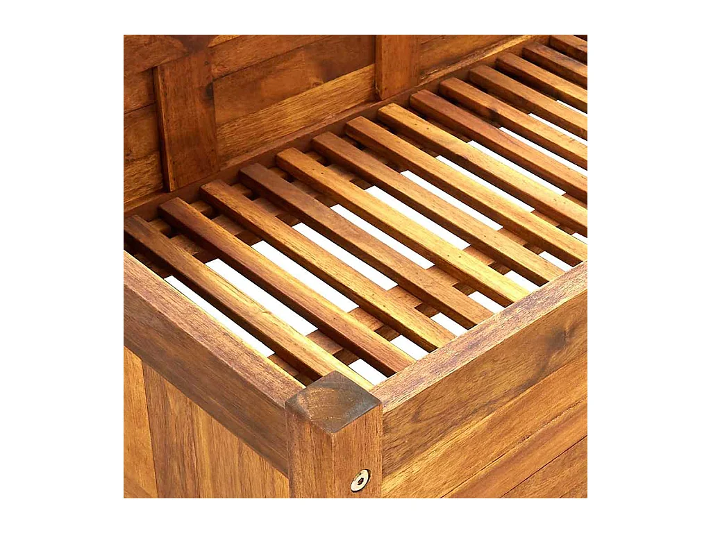 Lit surélevé de jardin Bois d'acacia 200x50x25 cm