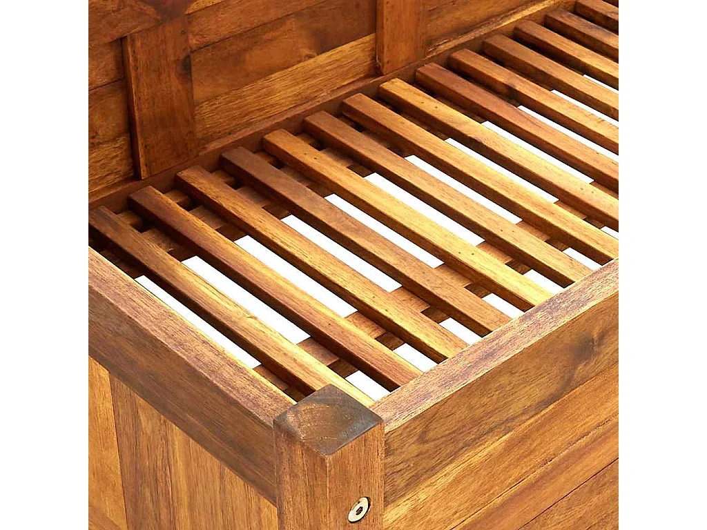 Lit surélevé de jardin Bois d'acacia 200x50x25 cm