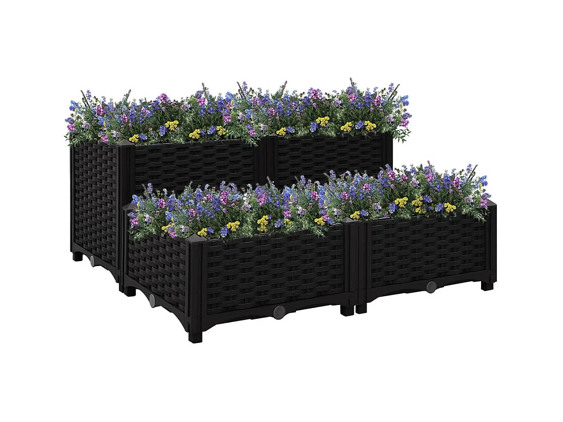 Lit surélevé 80x80x38 cm Polypropylène