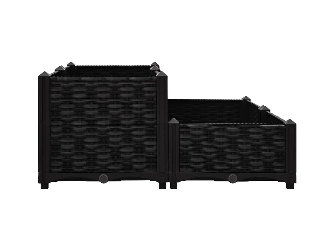 Lit surélevé 80x80x38 cm Polypropylène