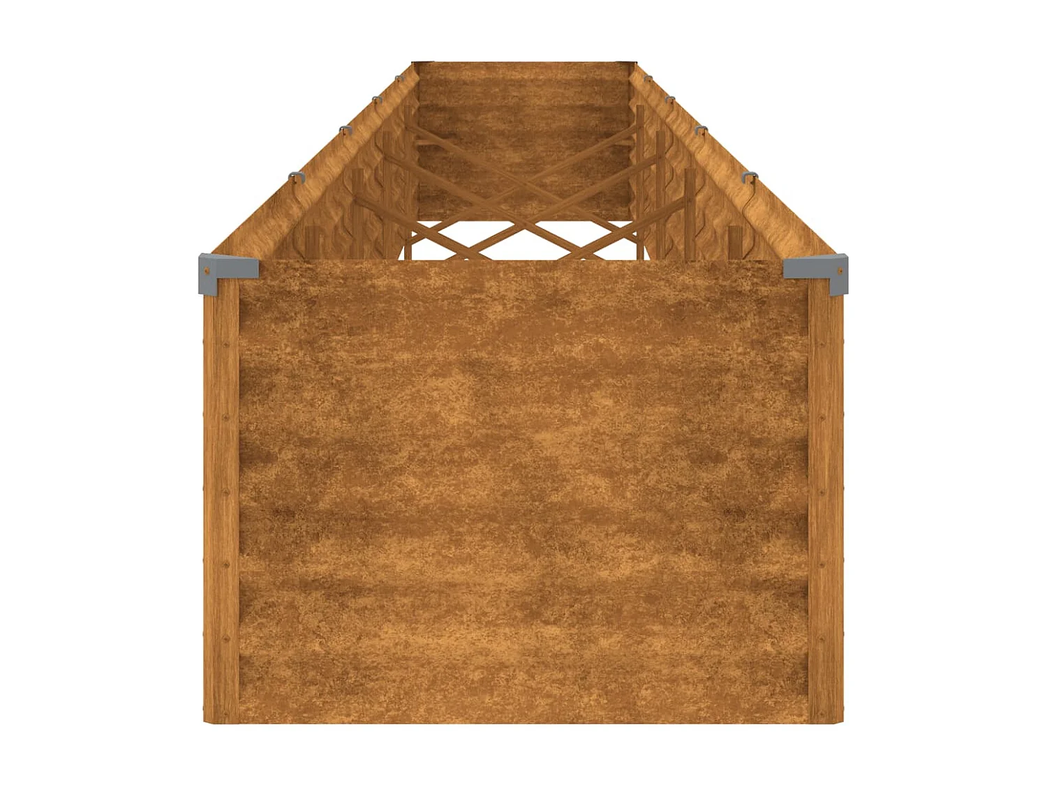 Lit surélevé de jardin 482x50x36 cm acier corten