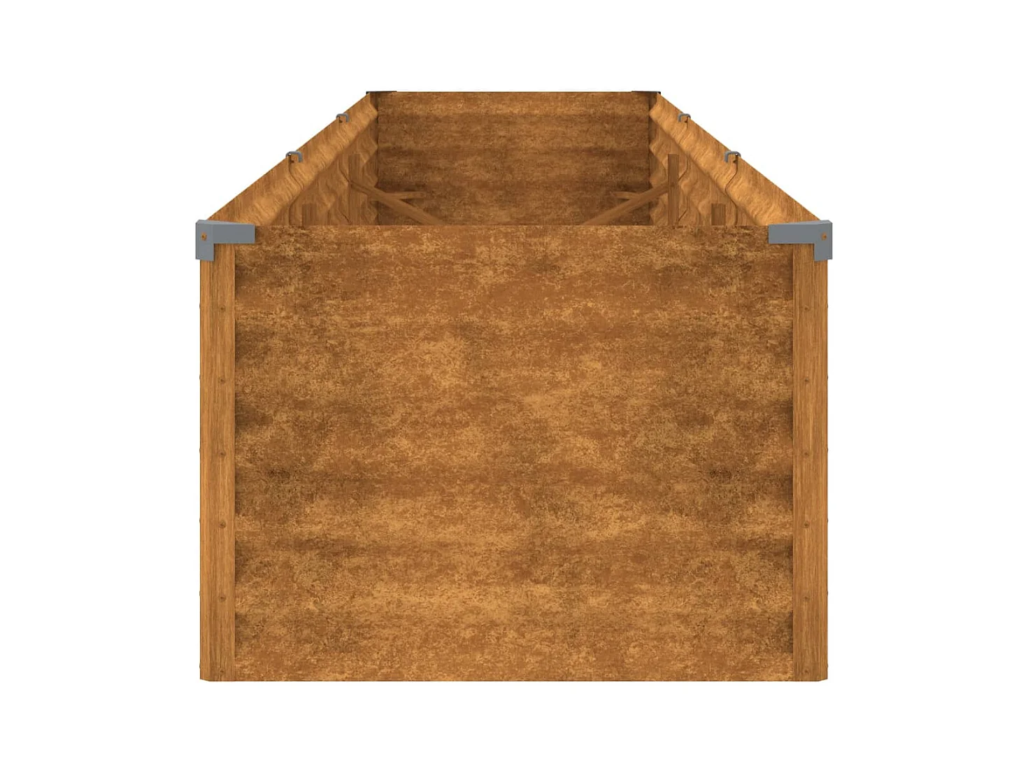 Lit surélevé de jardin 291x50x36 cm acier corten