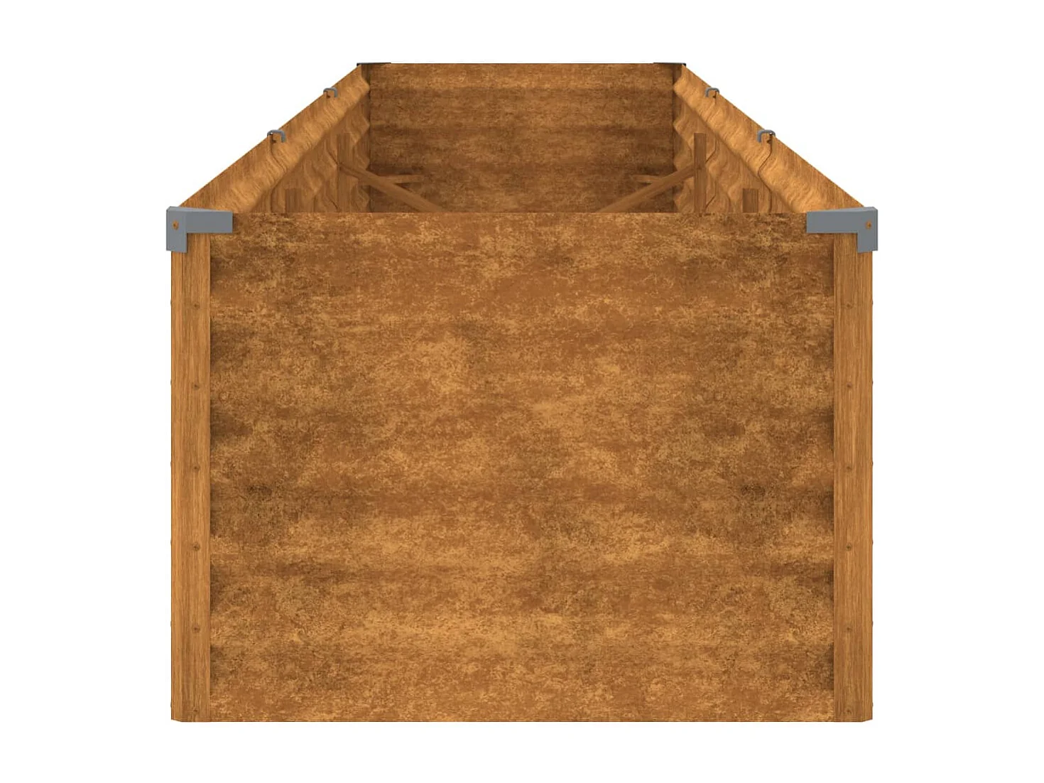 Lit surélevé de jardin 291x50x36 cm acier corten