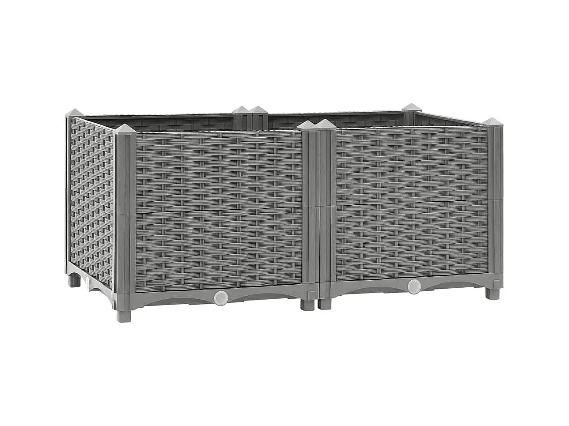 Lit surélevé 80x40x38 cm Polypropylène