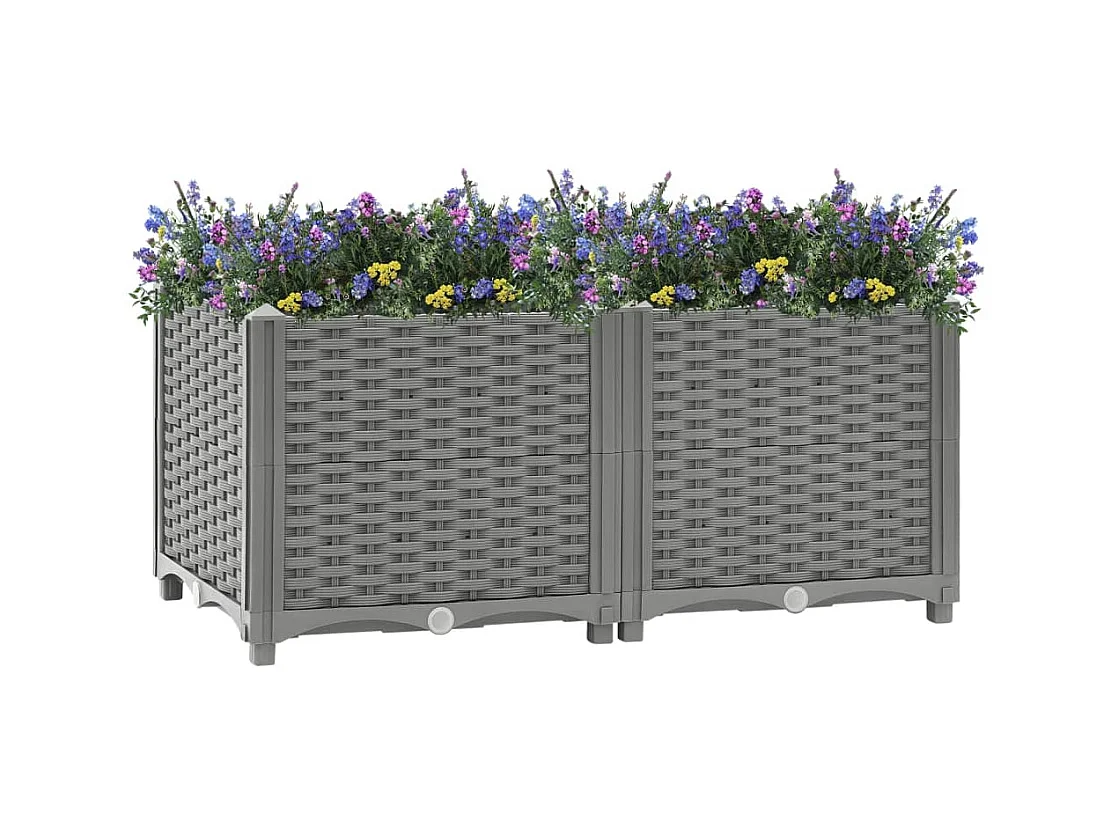 Lit surélevé 80x40x38 cm Polypropylène