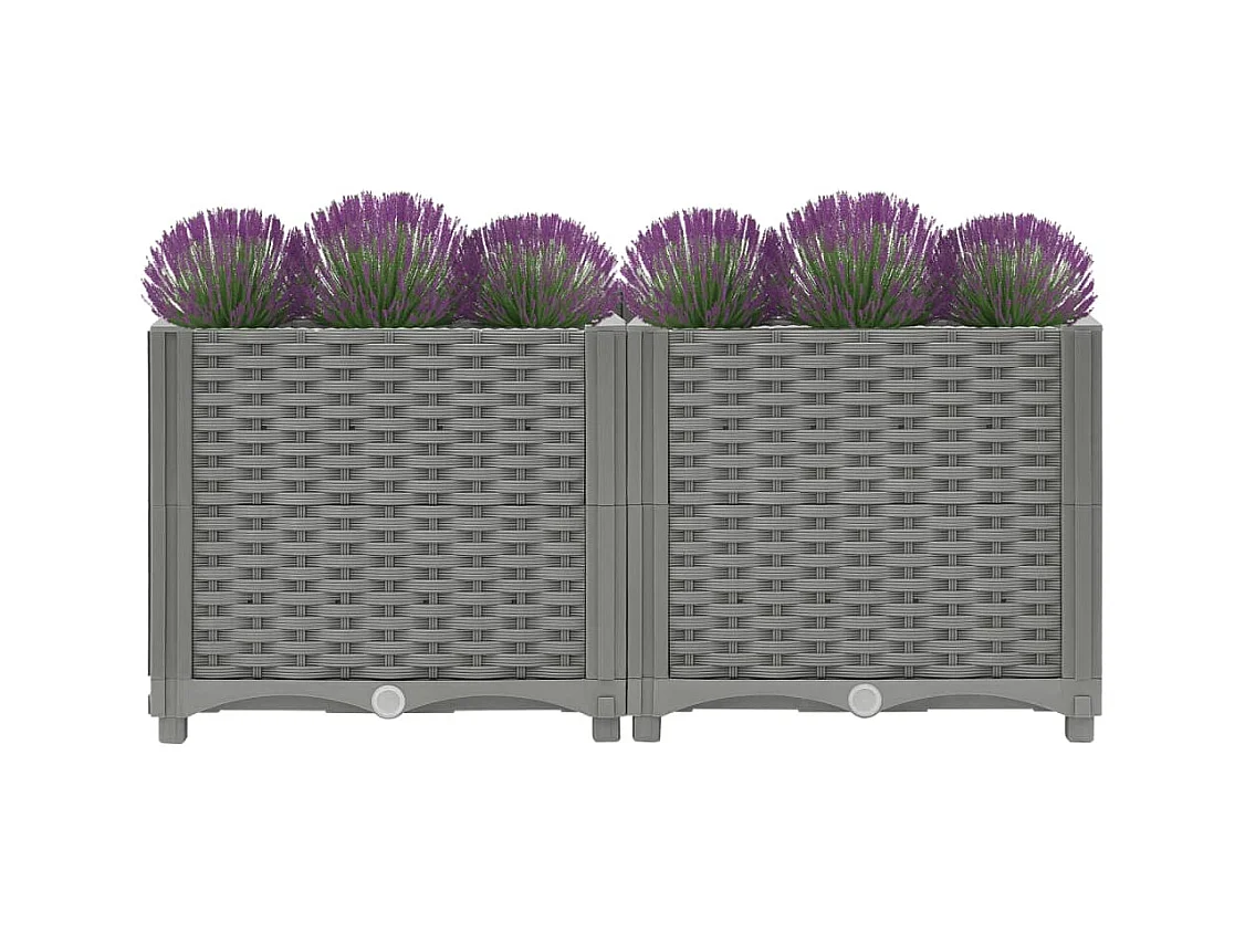 Lit surélevé 80x40x38 cm Polypropylène