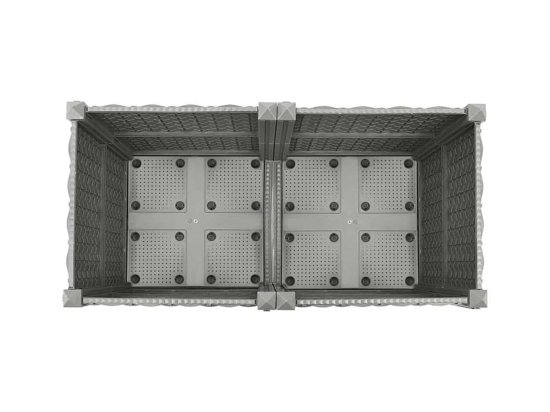 Lit surélevé 80x40x38 cm Polypropylène