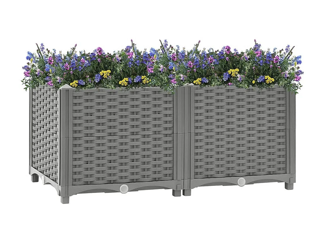 Letto rialzato 80x40x38 cm Polipropilene