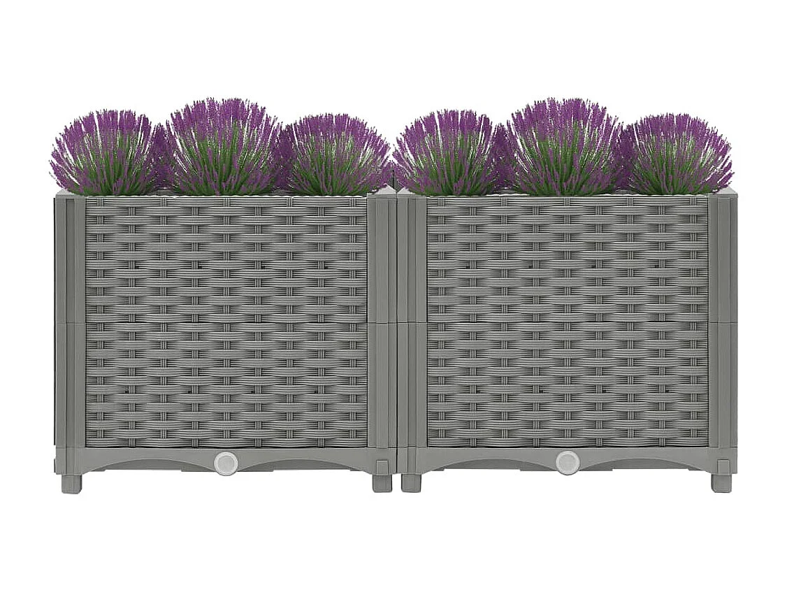 Letto rialzato 80x40x38 cm Polipropilene