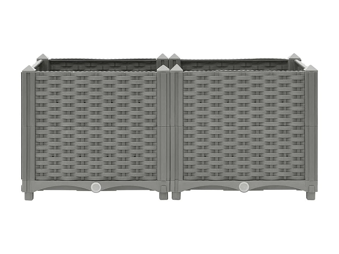 Letto rialzato 80x40x38 cm Polipropilene