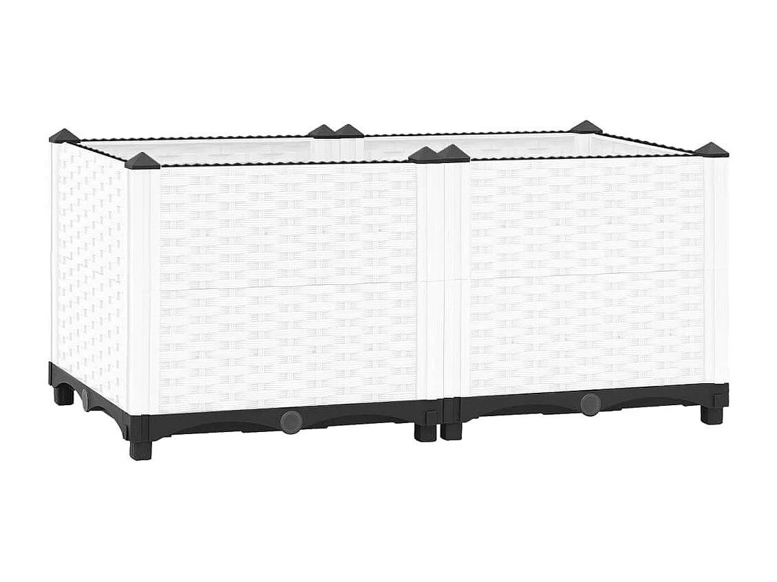 Letto rialzato 80x40x38 cm Polipropilene