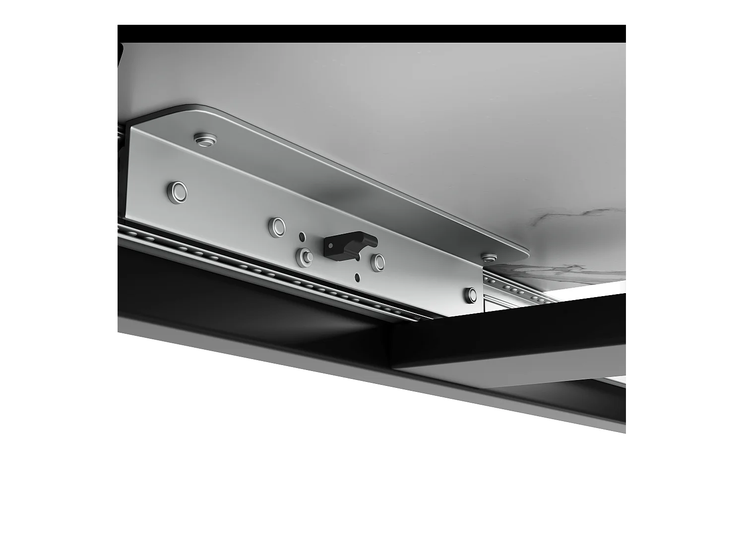 Mesa extensible con 8 sillas, fabricada en MDF y metal, patas en forma de V en oro, negro y natural (118-157x70x75 cm)