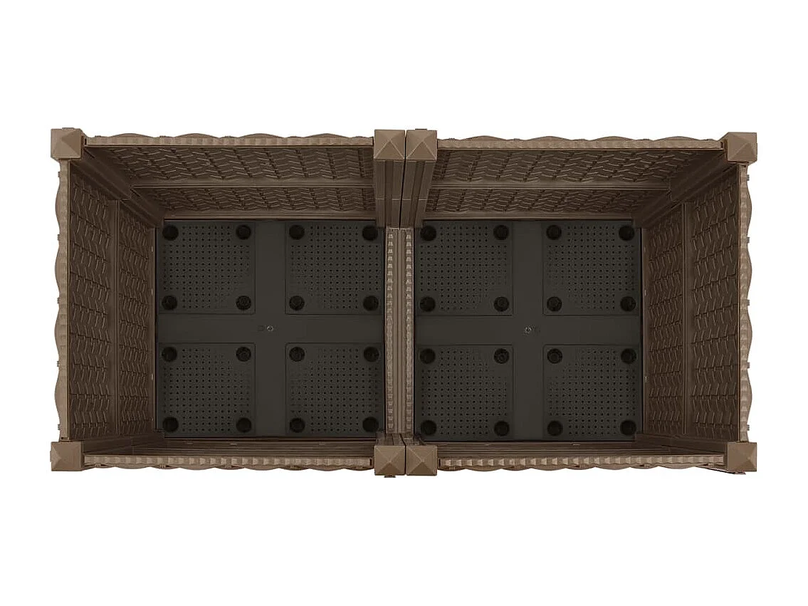 Lit surélevé 80x40x38 cm Polypropylène