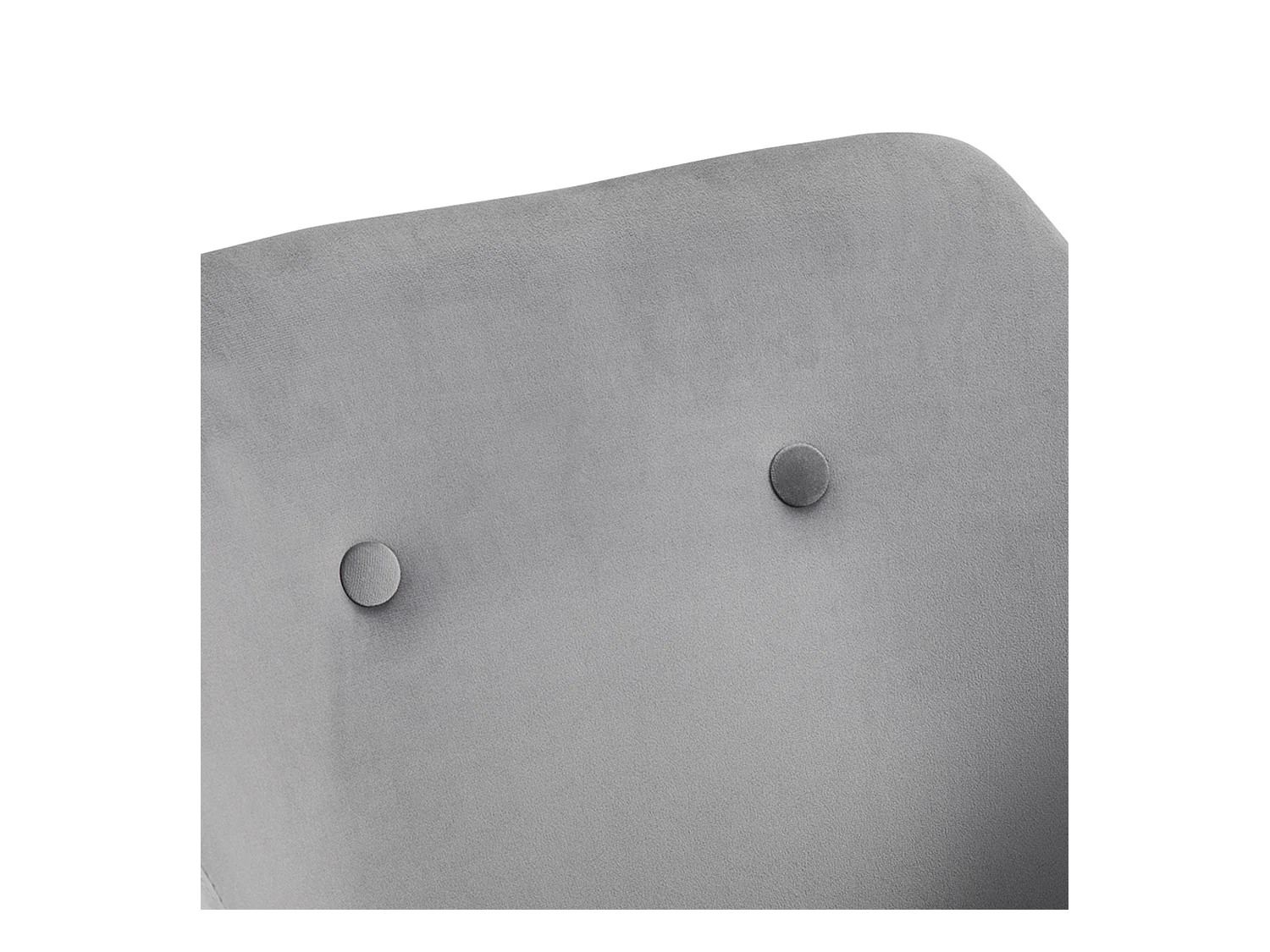 Lot de 2 chaises de salle à manger, chaise avec dossier, tissu velours, pieds en bois, blanc (54x56x74 cm)