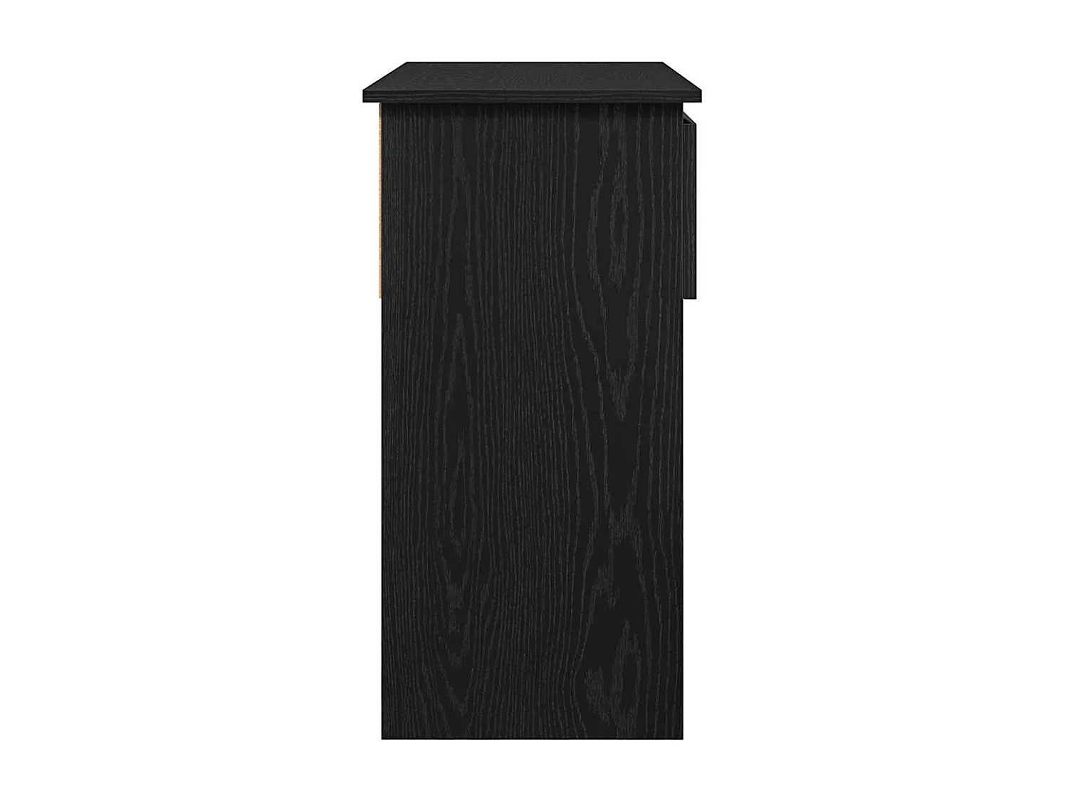 Table console avec tiroirs noir 85,5x38,5x74,5 cm