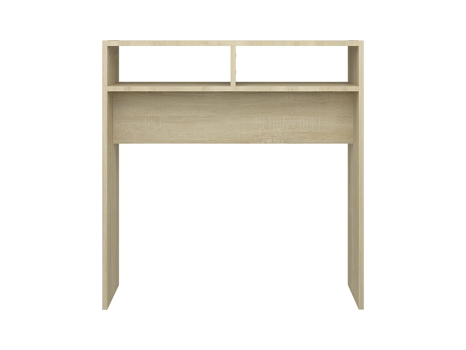 Table console chêne sonoma 78x30x80 cm bois d'ingénierie