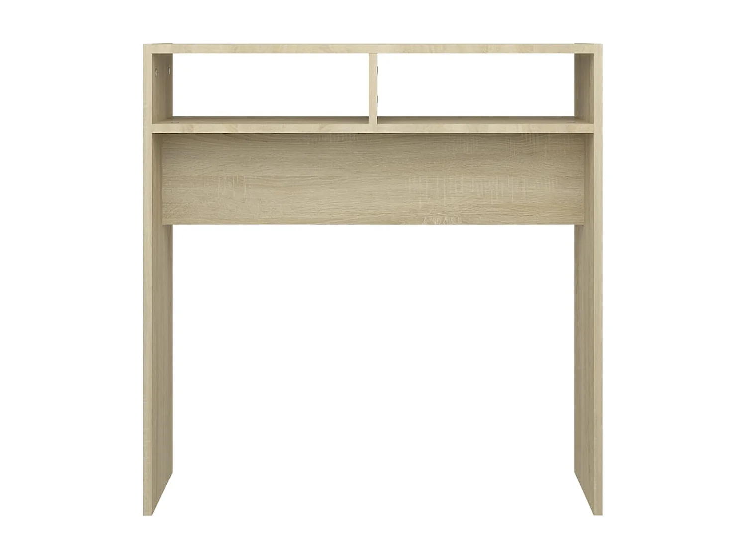 Table console chêne sonoma 78x30x80 cm bois d'ingénierie