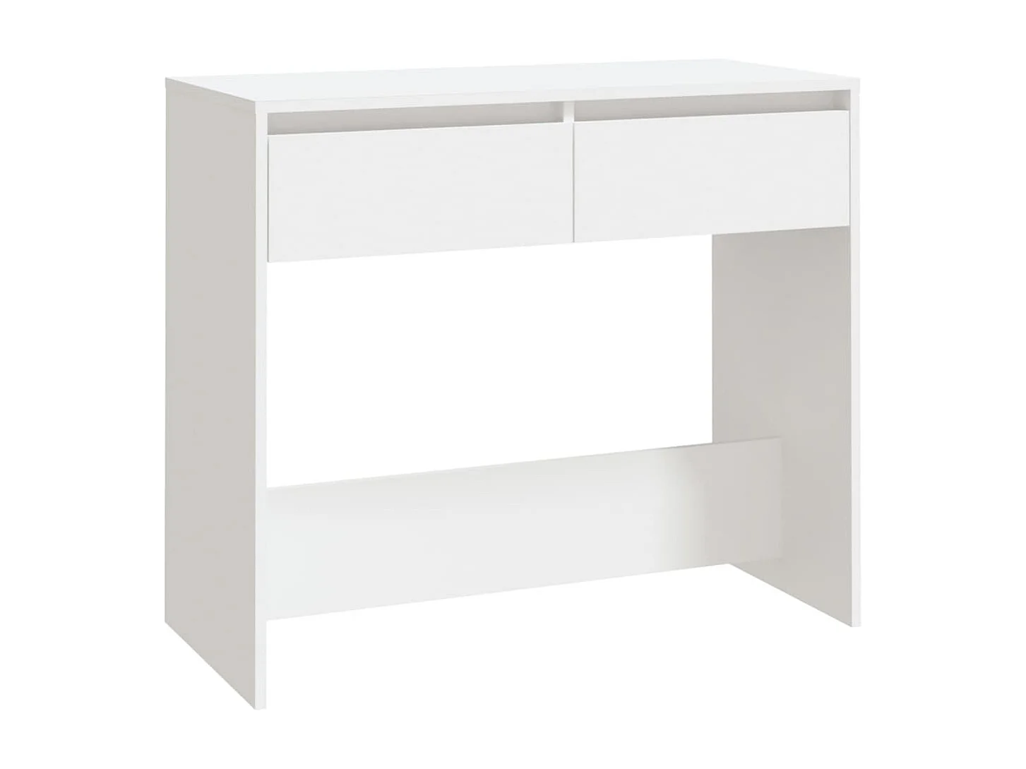 Mesa consola Blanca 89x41x76,5 cm Acero