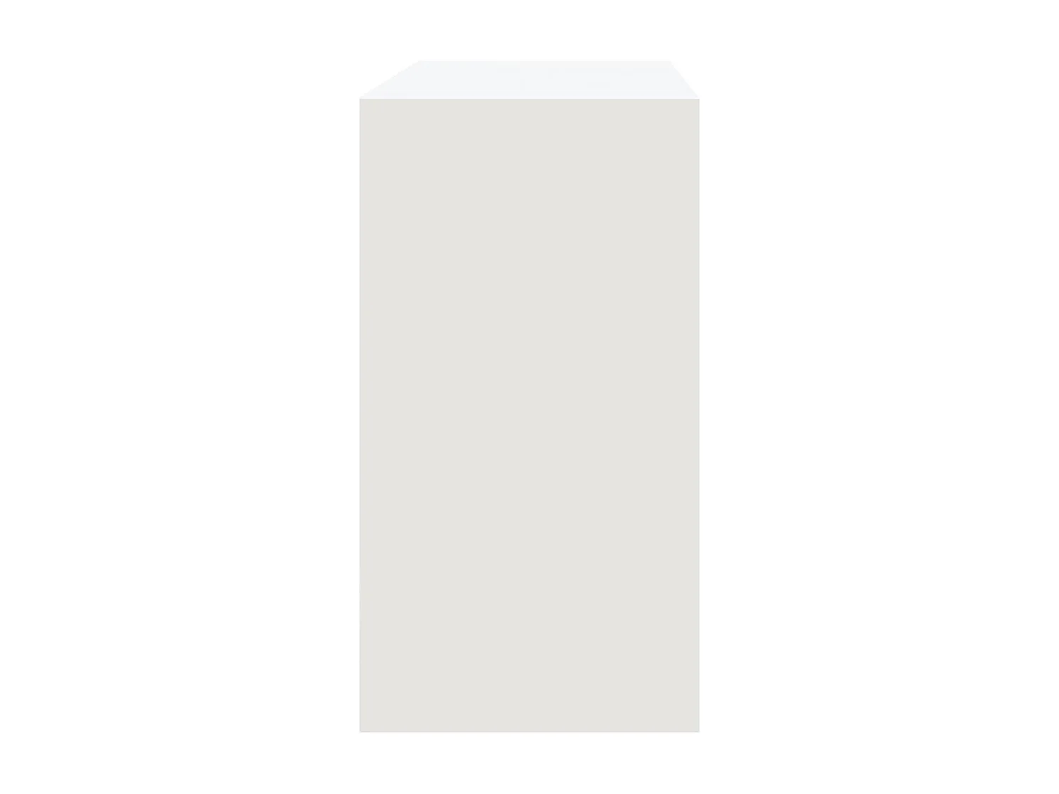 Mesa consola Blanca 89x41x76,5 cm Acero