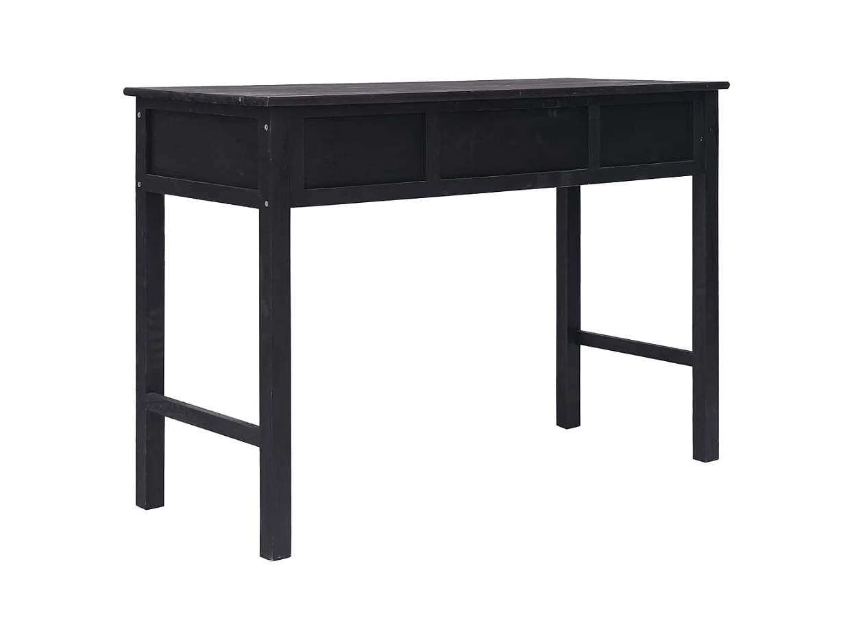 Consoletafel Zwart 110x45x76 cm Hout