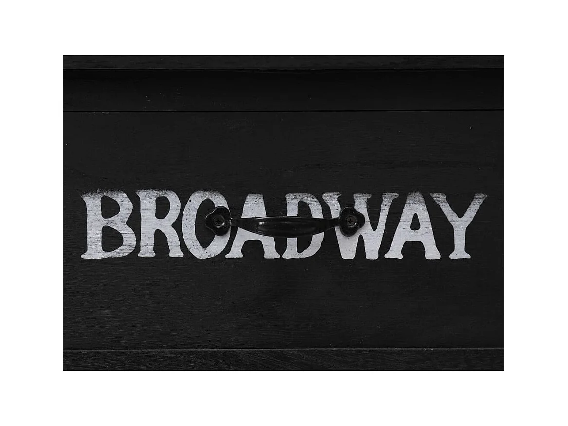 Consoletafel Zwart 110x45x76 cm Hout