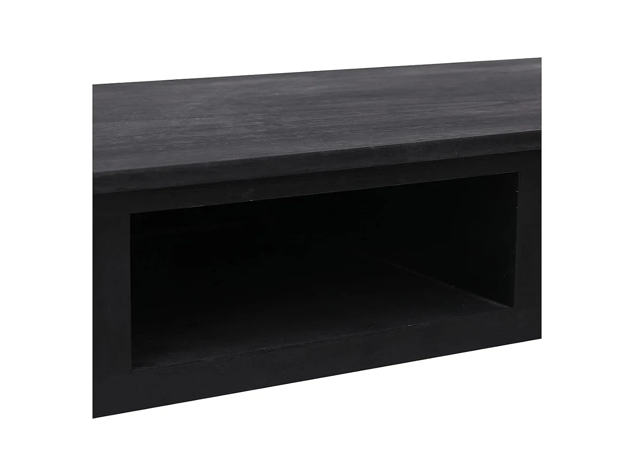 Consoletafel Zwart 110x45x76 cm Hout