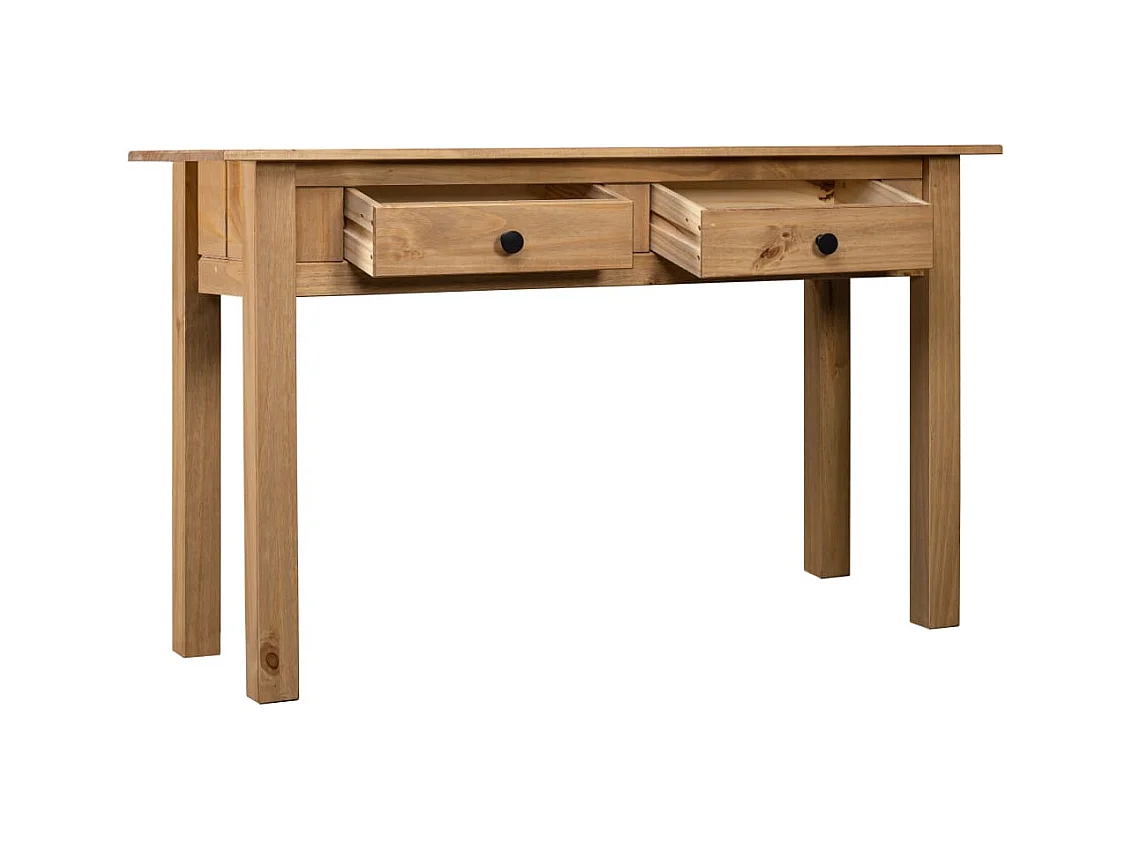 Table console 110x40x72 cm Pin solide Gamme Panama