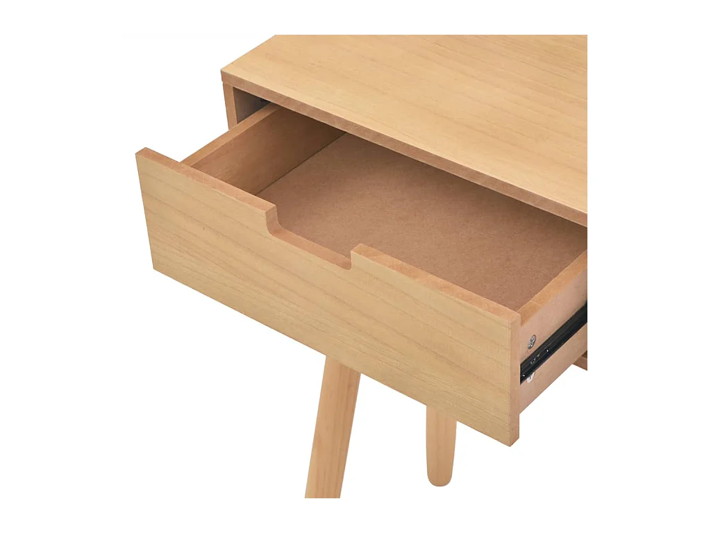 Table console Bois de pin massif 80 x 30 x 72 cm Marron