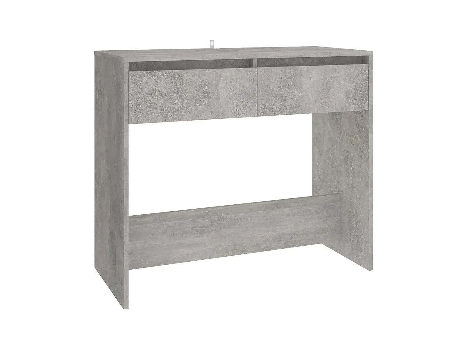 Table console gris béton 89x41x76,5 cm bois d'ingénierie