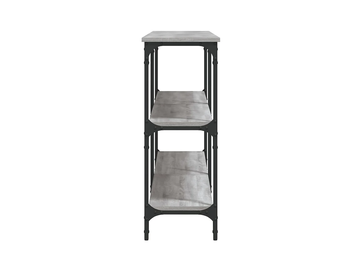 Consolle Sonoma grigio 200x29x75 cm in legno ingegnerizzato