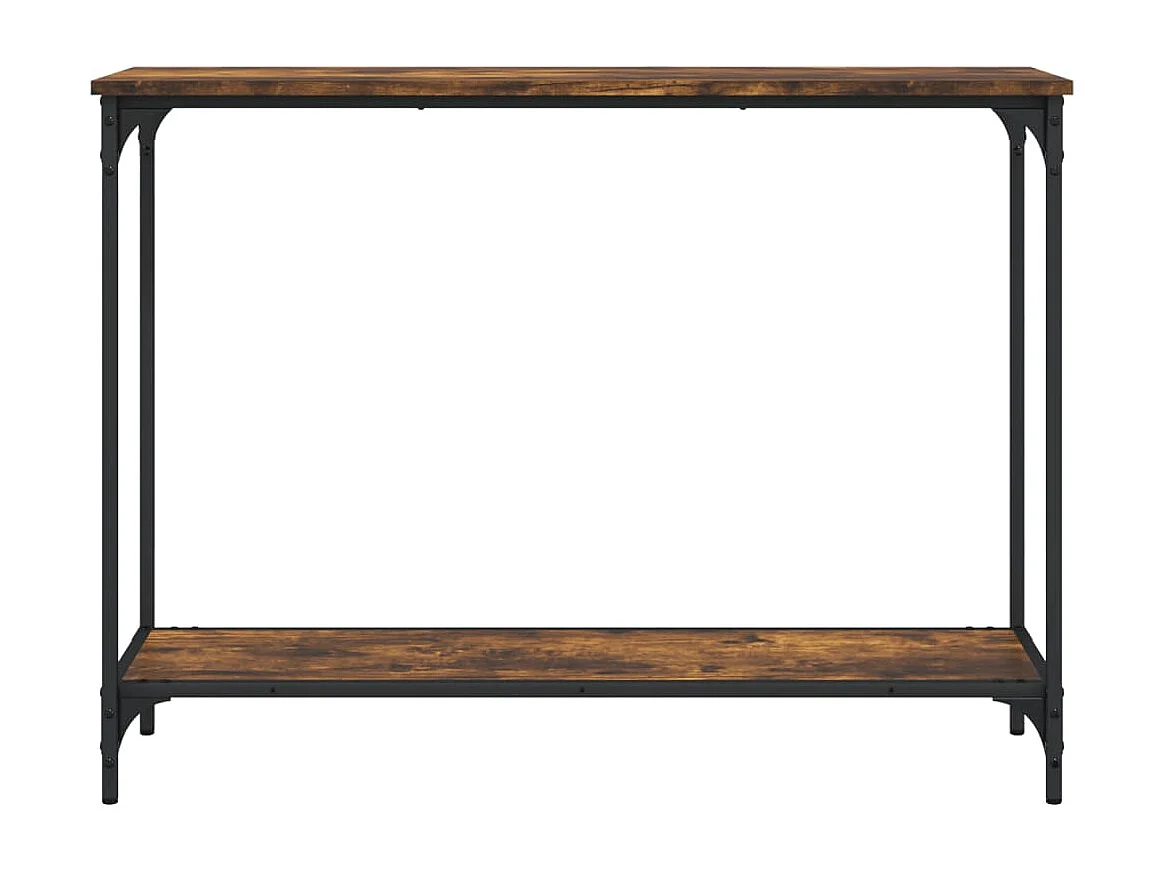 Consolle in rovere affumicato 101x30,5x75 cm in legno ingegnerizzato