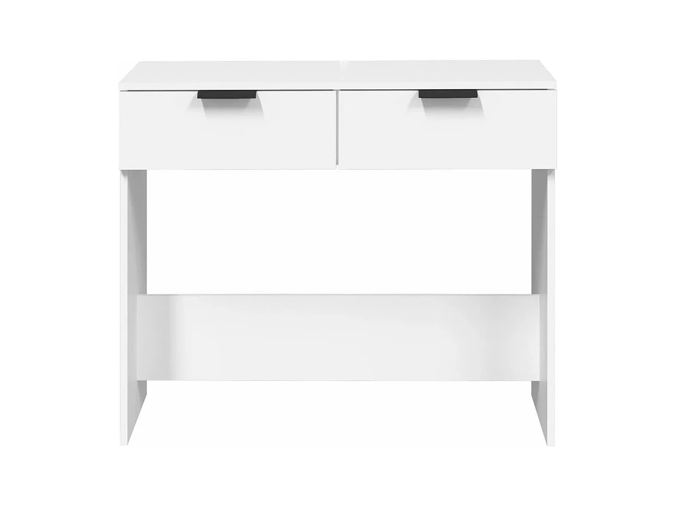 Table console Blanc 90x36x75 cm Bois d'ingénierie