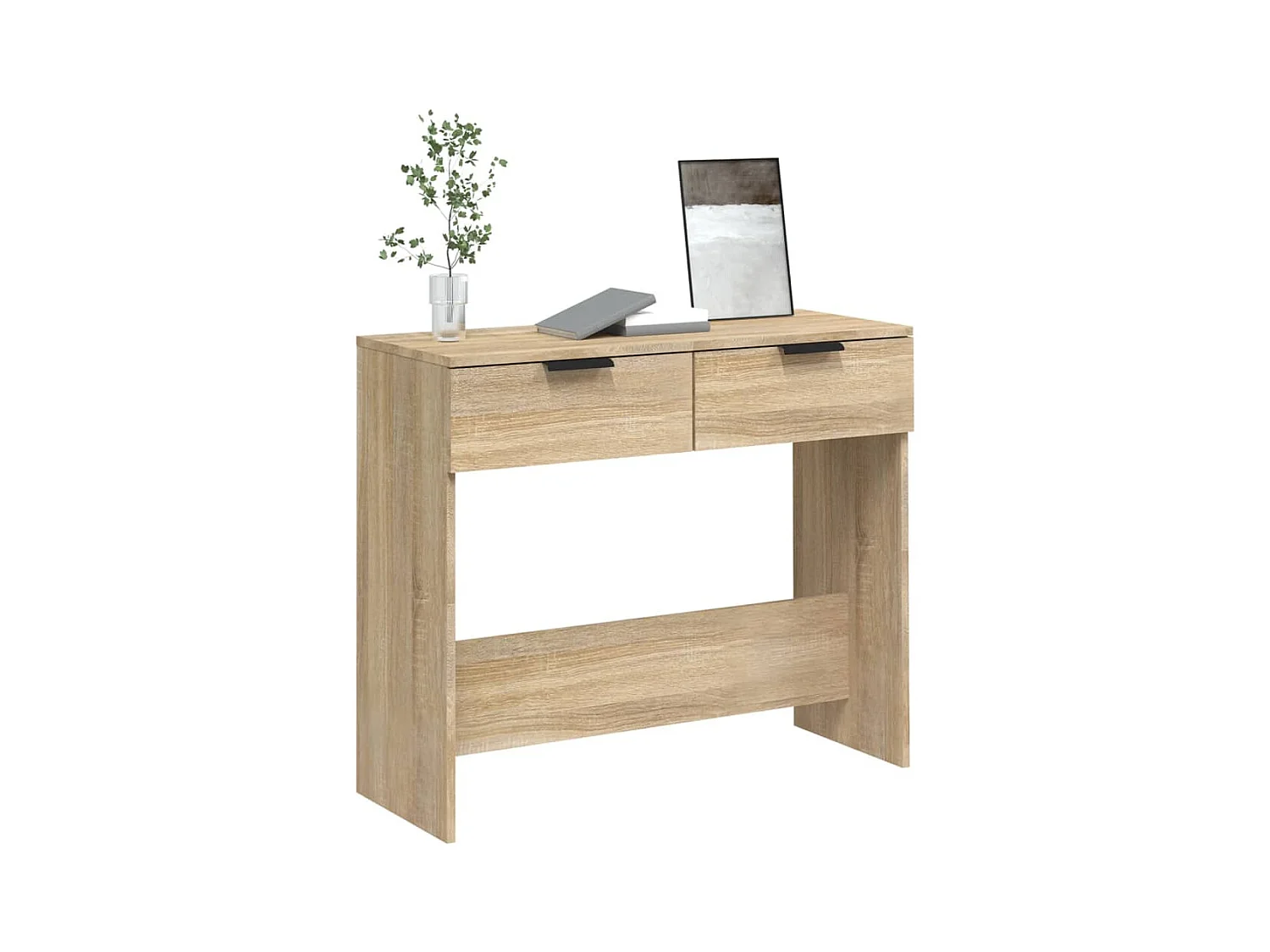 Table console Chêne sonoma 90x36x75 cm Bois d'ingénierie