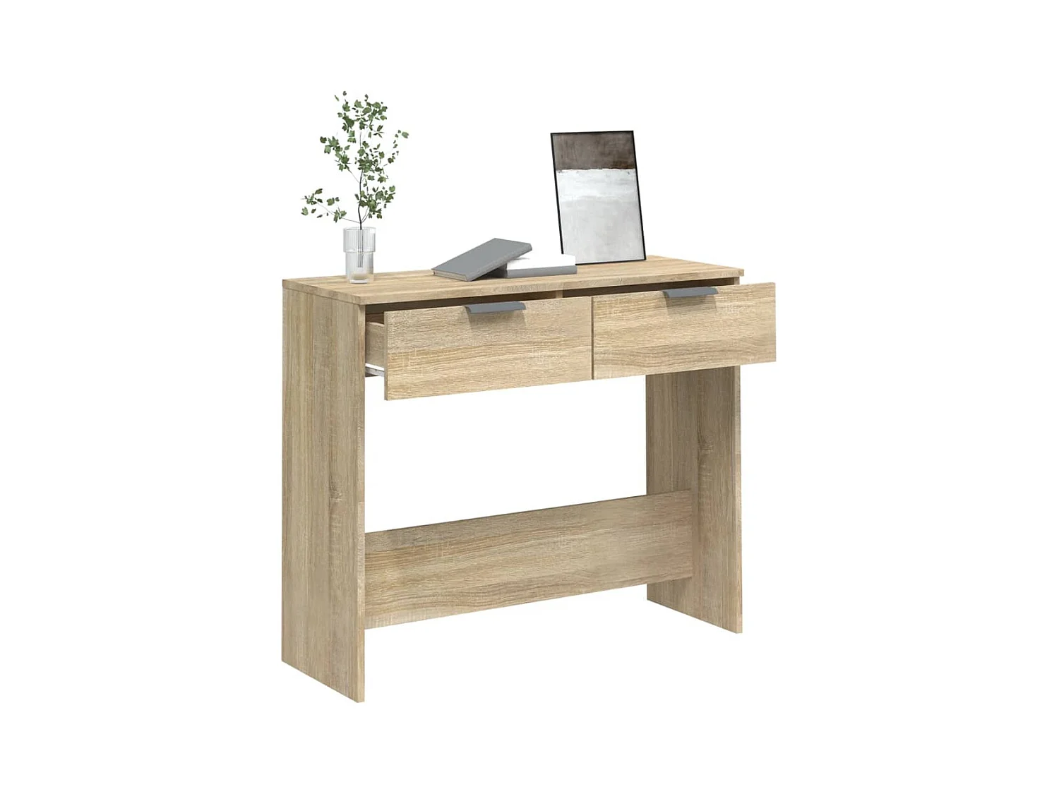 Table console Chêne sonoma 90x36x75 cm Bois d'ingénierie