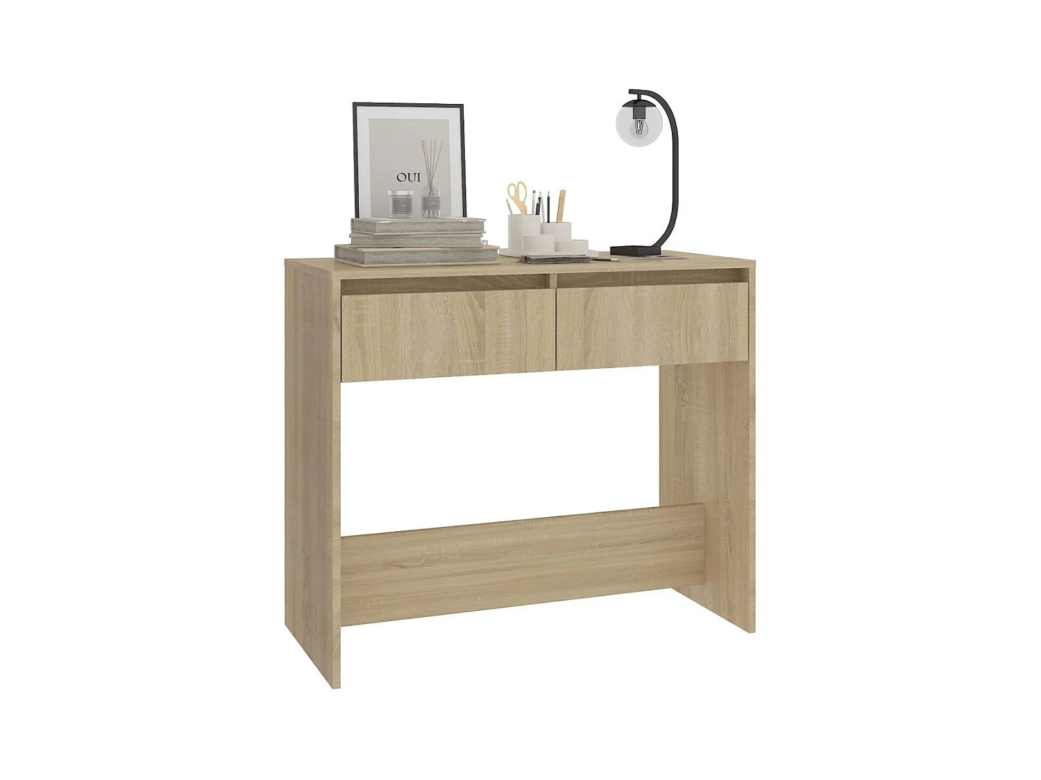 Consolle in rovere Sonoma 89x41x76,5 cm in legno ingegnerizzato