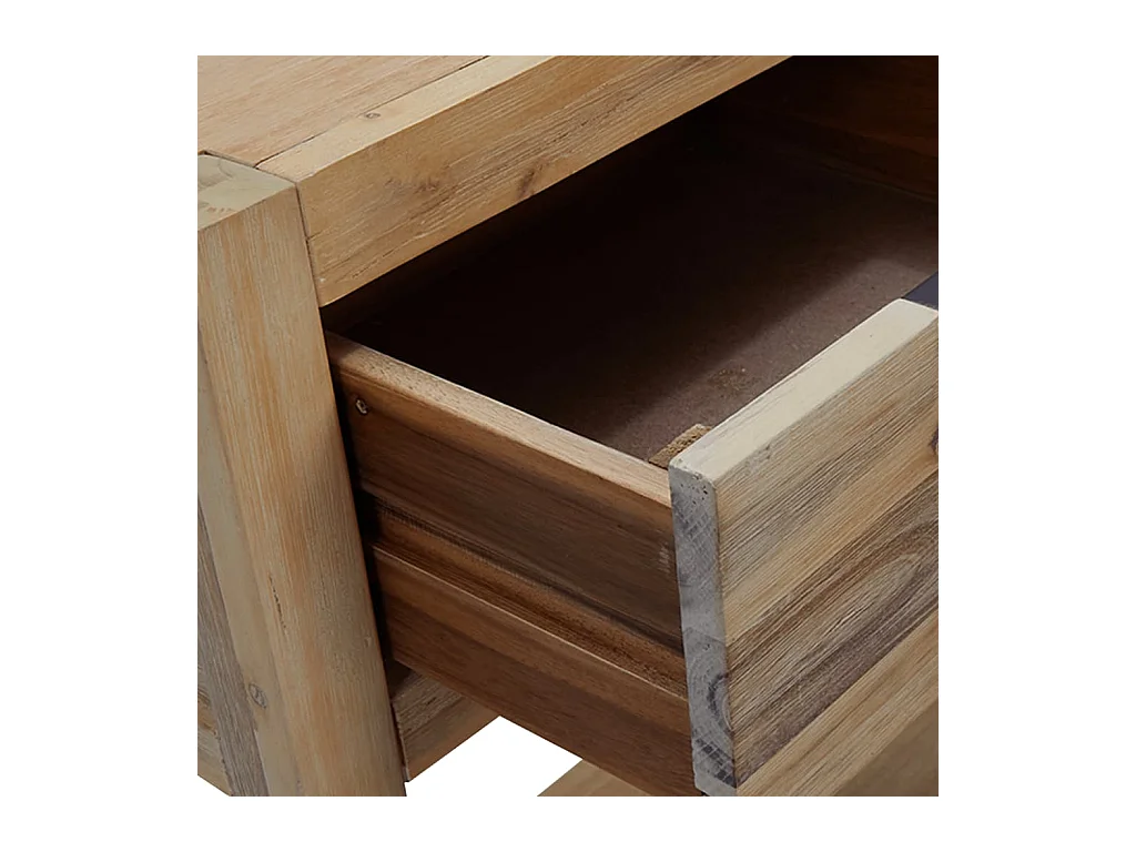 Tavolo consolle 82x33x73 cm Legno massello di acacia